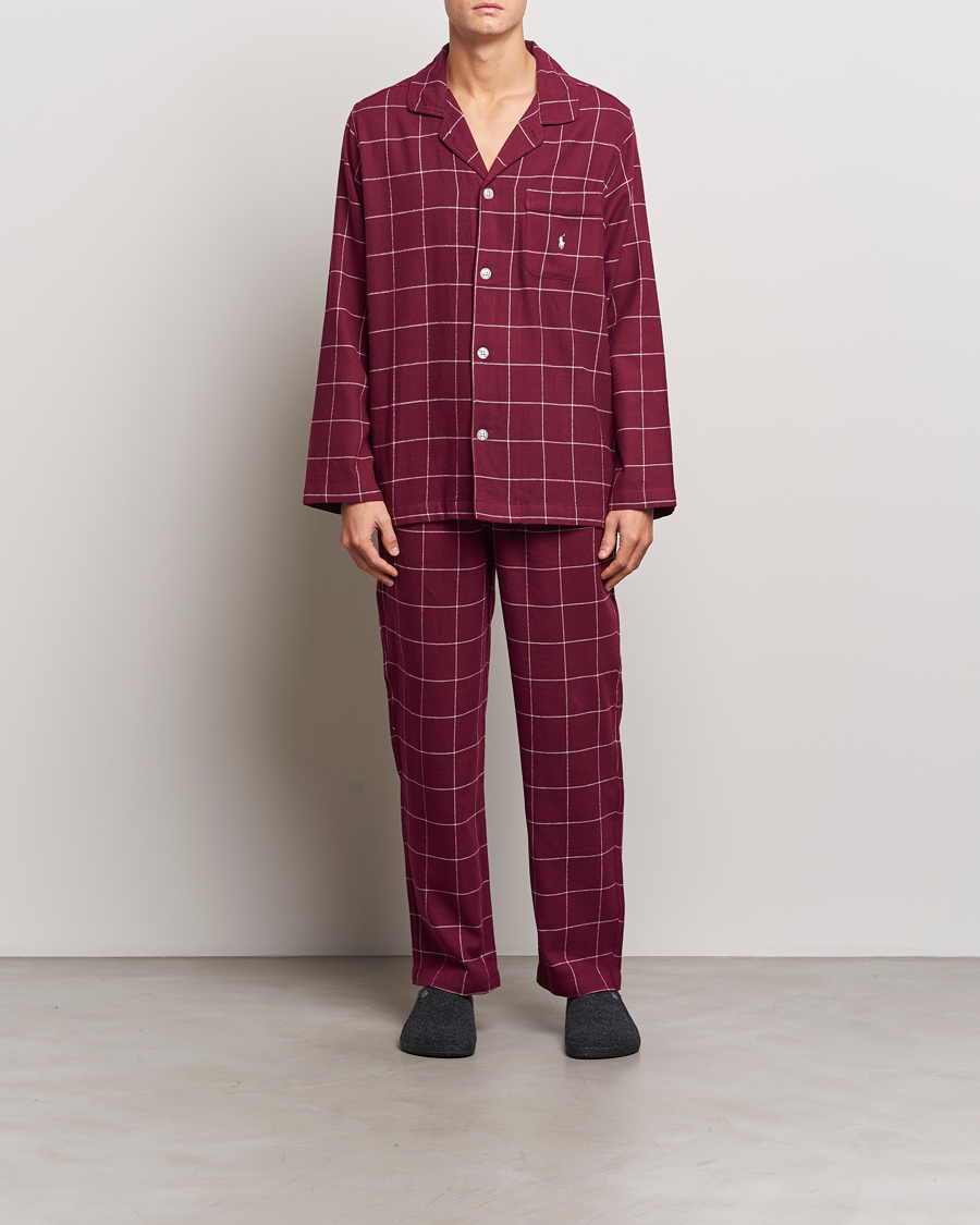 Homme | Peignoirs Et Pyjamas | Polo Ralph Lauren | Pyjama Set Damson Red Windowpane