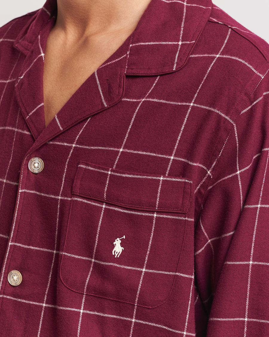 Homme | Peignoirs Et Pyjamas | Polo Ralph Lauren | Pyjama Set Damson Red Windowpane