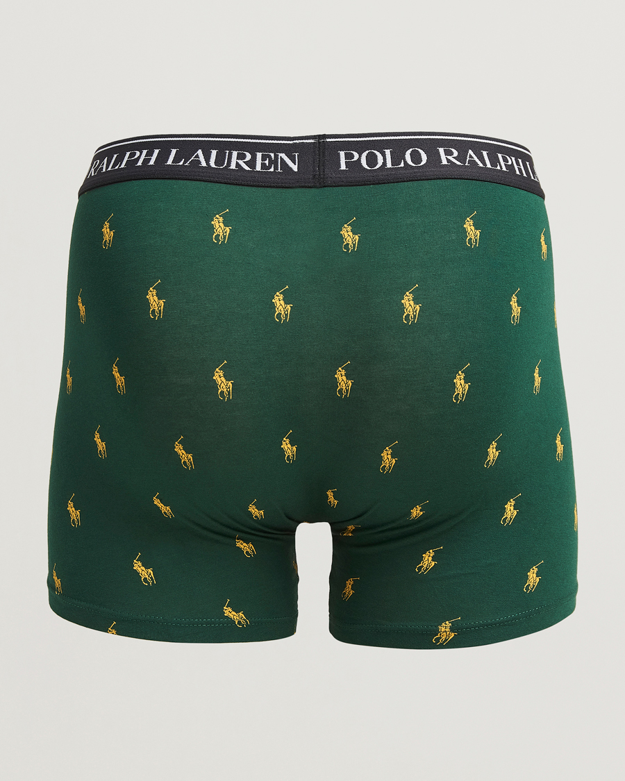 Homme | Sous-Vêtements Et Chaussettes | Polo Ralph Lauren | 3-Pack Boxer Brief Pine/Gold/Black