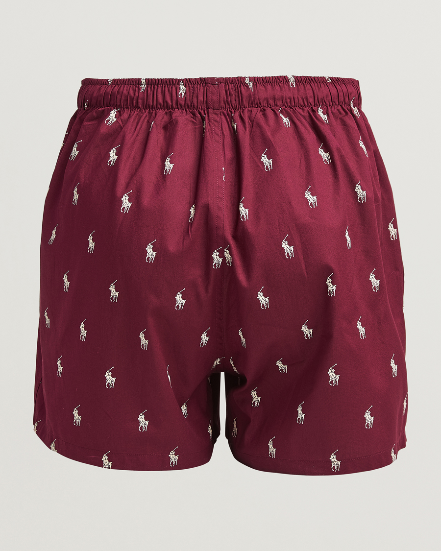 Homme | Sous-Vêtements Et Chaussettes | Polo Ralph Lauren | 3-Pack Woven Boxer Plaid/Navy/Red PP