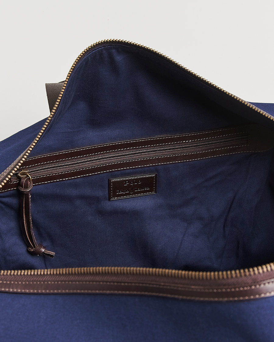 Homme | Polo Ralph Lauren Medium Canvas Duffle Bag Newport Navy | Polo Ralph Lauren | Medium Canvas Duffle Bag Newport Navy