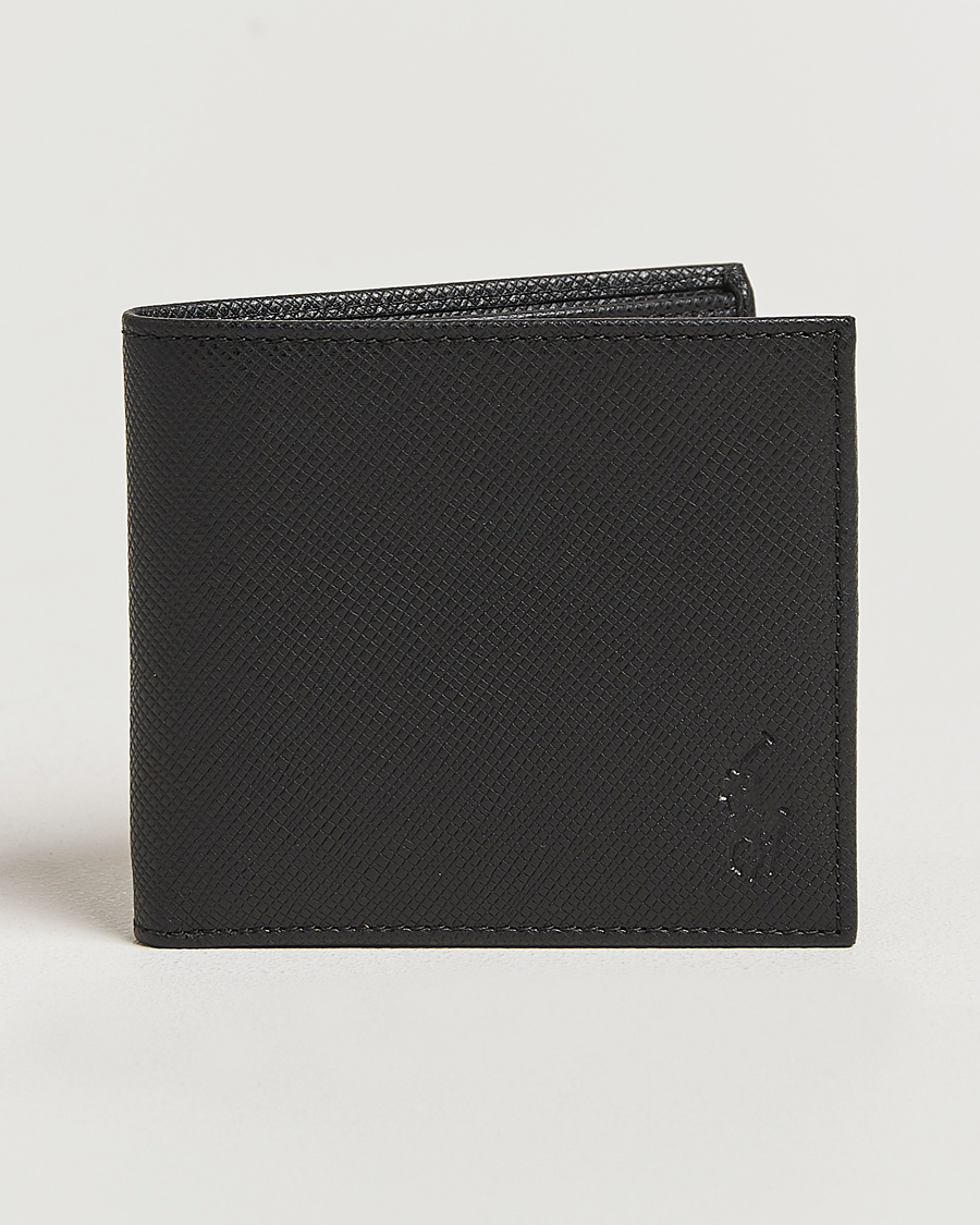 Homme | Polo Ralph Lauren Saffiano Leather Wallet Black | Polo Ralph Lauren | Saffiano Leather Wallet Black