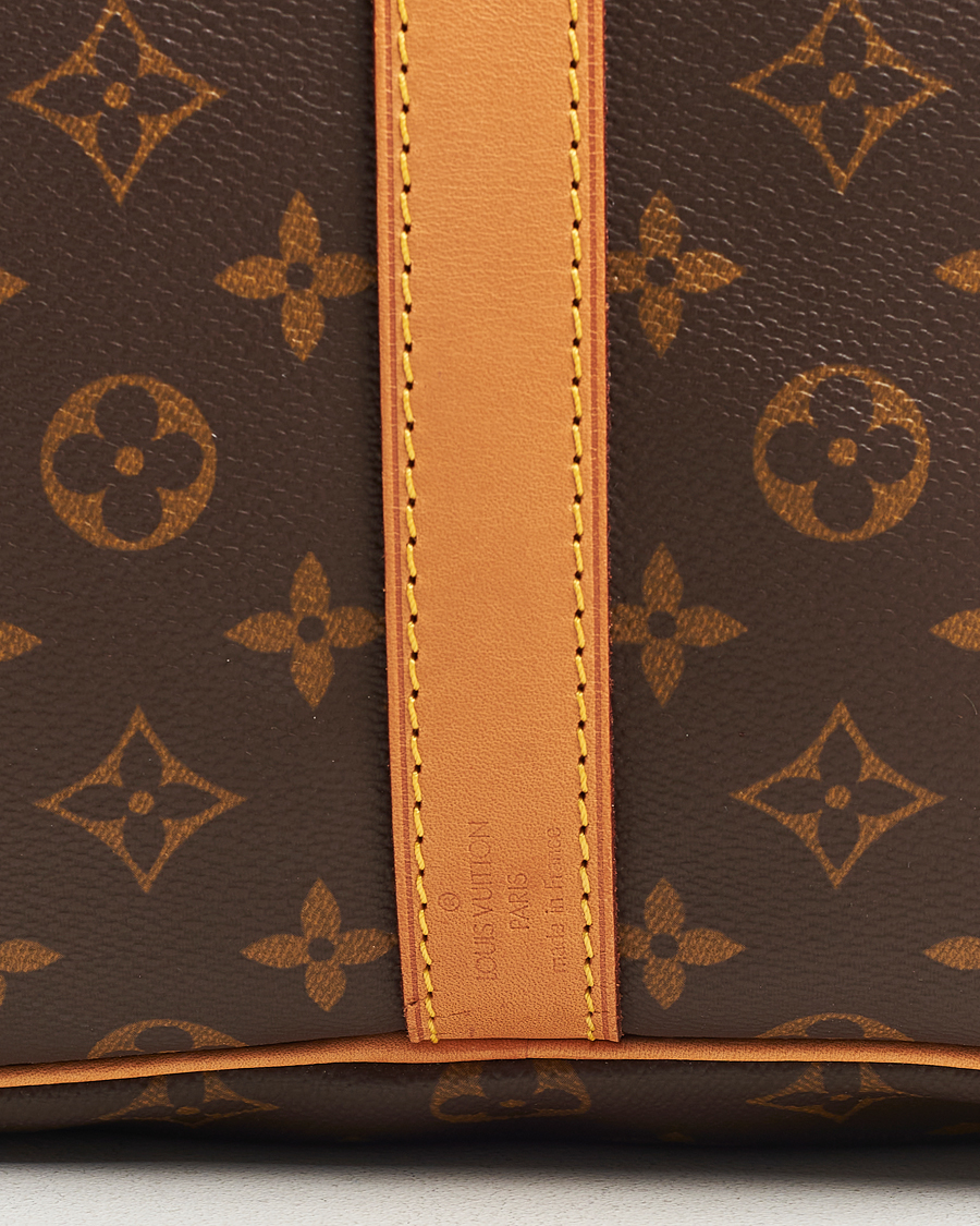 Homme | Louis Vuitton Pre-Owned Keepall Bandoulière 55 Monogram | Louis Vuitton Pre-Owned | Keepall Bandoulière 55 Monogram