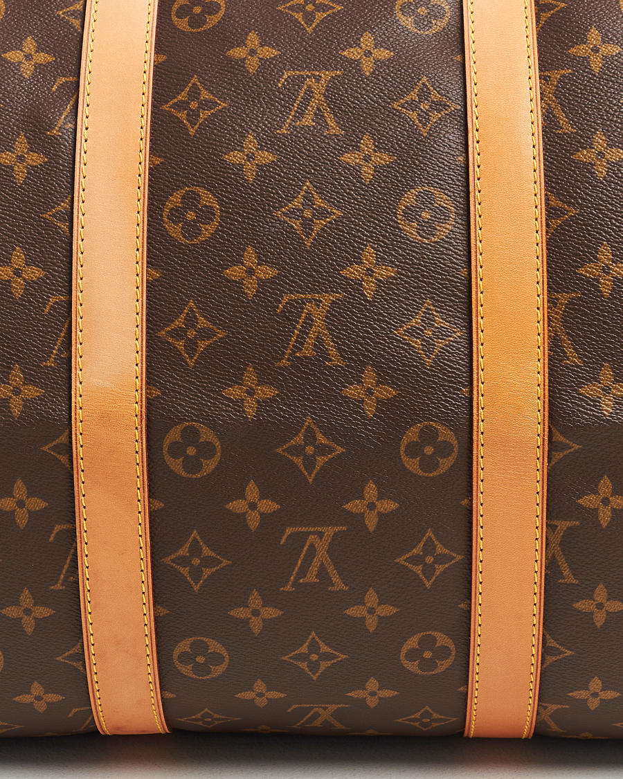 Homme | Louis Vuitton Pre-Owned Keepall Bandoulière 55 Monogram | Louis Vuitton Pre-Owned | Keepall Bandoulière 55 Monogram