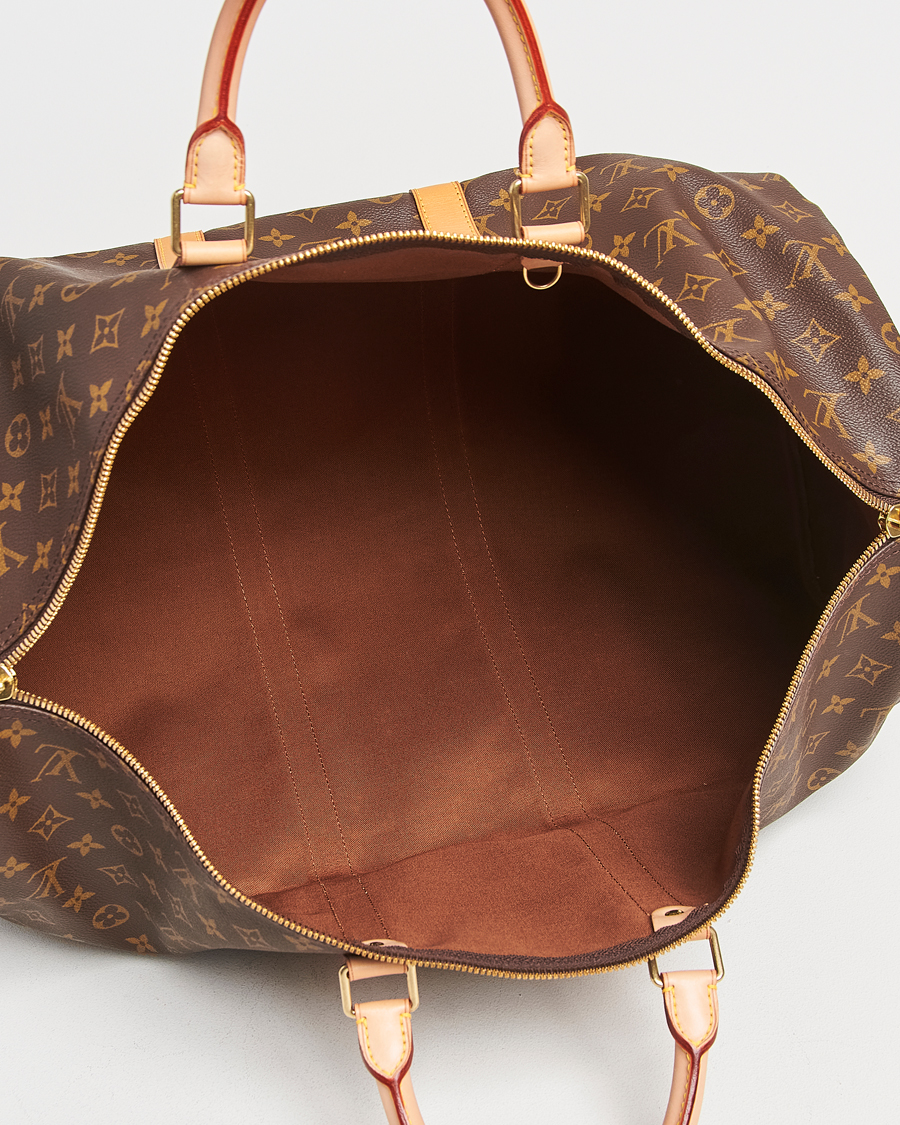 Homme | Louis Vuitton Pre-Owned Keepall Bandoulière 55 Monogram | Louis Vuitton Pre-Owned | Keepall Bandoulière 55 Monogram