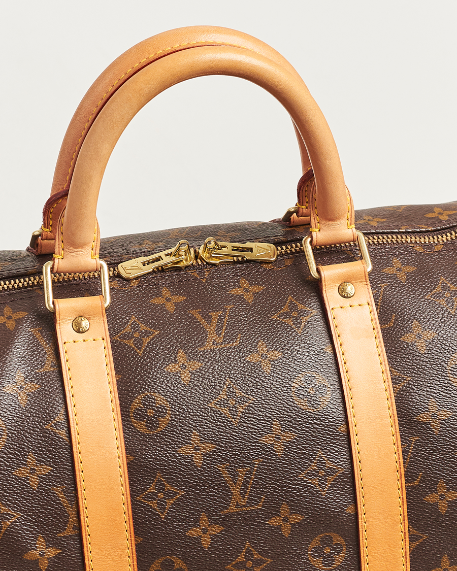 Homme | Louis Vuitton Pre-Owned Keepall Bandoulière 55 Monogram | Louis Vuitton Pre-Owned | Keepall Bandoulière 55 Monogram