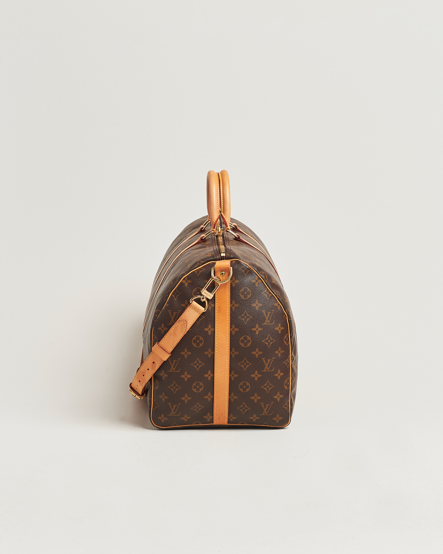 Homme | Louis Vuitton Pre-Owned Keepall Bandoulière 55 Monogram | Louis Vuitton Pre-Owned | Keepall Bandoulière 55 Monogram