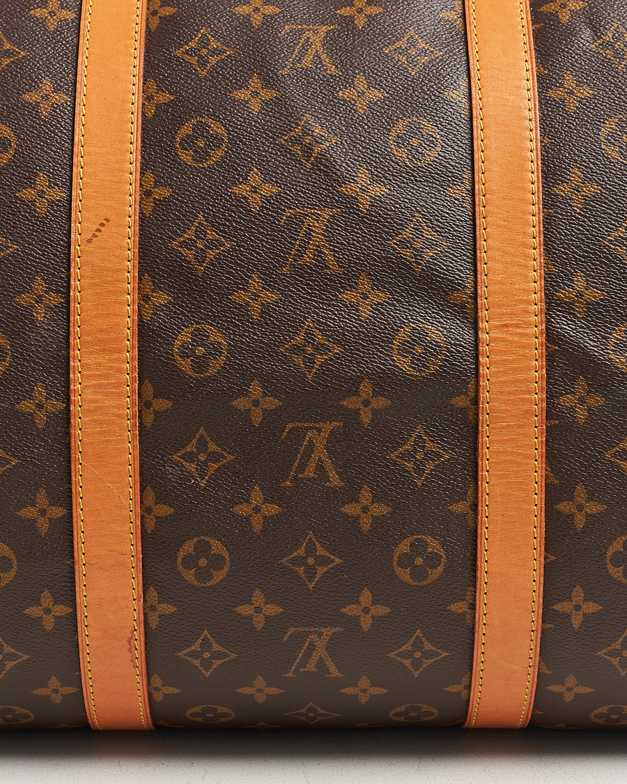 Homme | Louis Vuitton Pre-Owned Keepall 60 Bag Monogram | Louis Vuitton Pre-Owned | Keepall 60 Bag Monogram