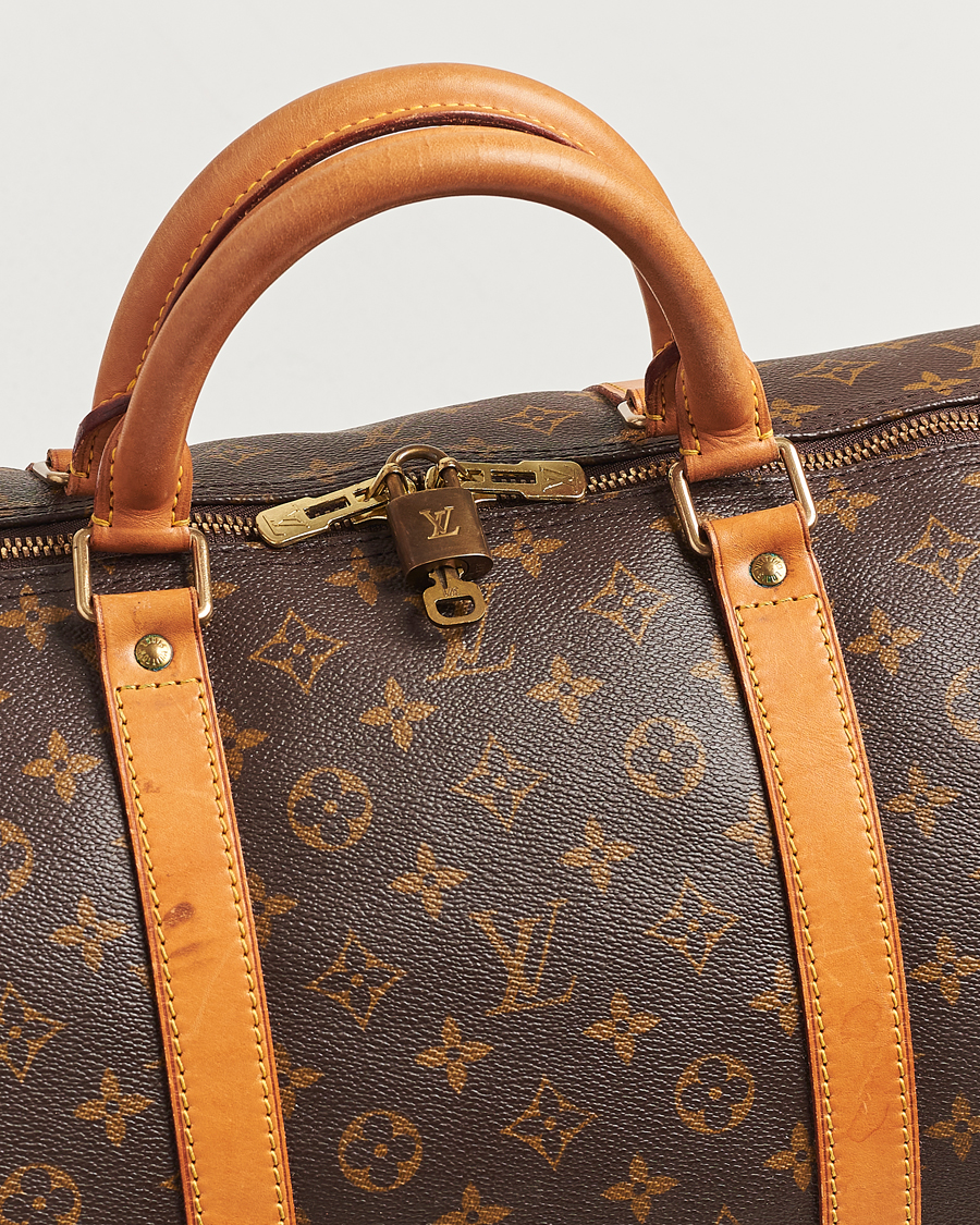 Homme | Louis Vuitton Pre-Owned Keepall 60 Bag Monogram | Louis Vuitton Pre-Owned | Keepall 60 Bag Monogram