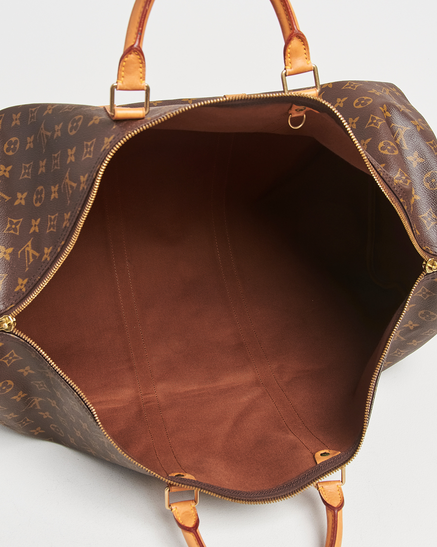 Homme | Louis Vuitton Pre-Owned Keepall 60 Bag Monogram | Louis Vuitton Pre-Owned | Keepall 60 Bag Monogram