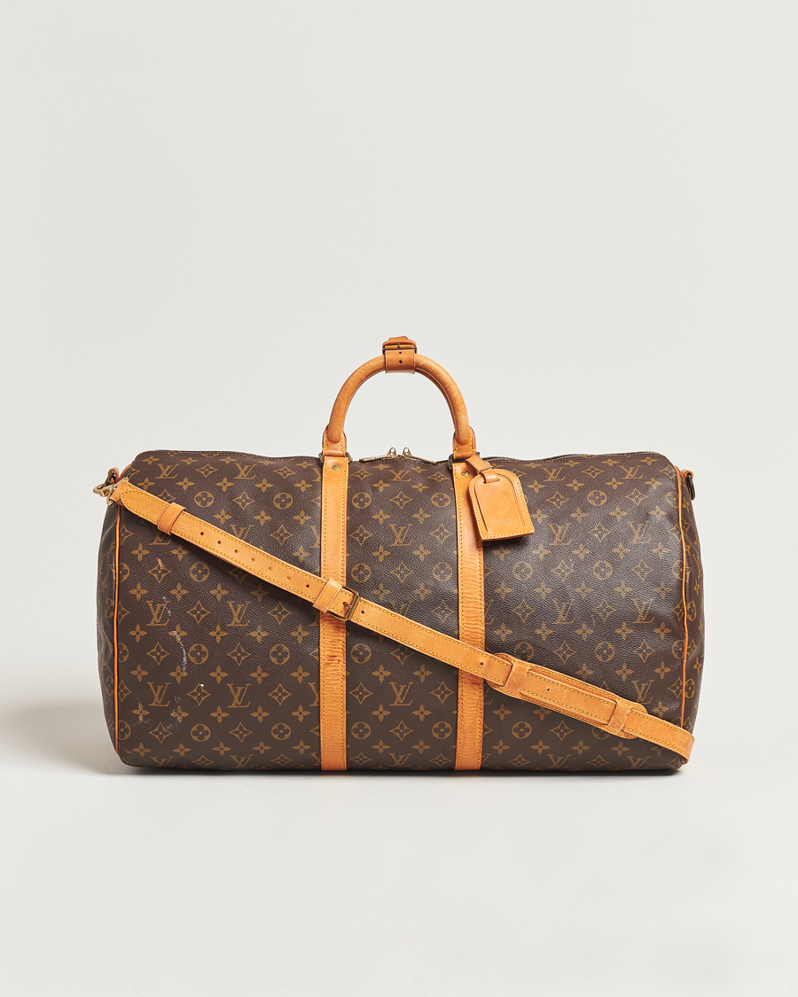 Homme | Louis Vuitton Pre-Owned Keepall Bandoulière 55 Monogram  | Louis Vuitton Pre-Owned | Keepall Bandoulière 55 Monogram 