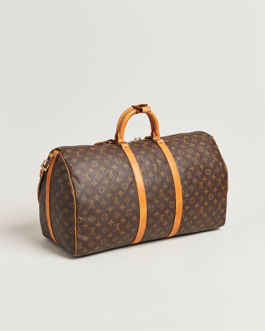 Homme | Louis Vuitton Pre-Owned Keepall Bandoulière 55 Monogram  | Louis Vuitton Pre-Owned | Keepall Bandoulière 55 Monogram 