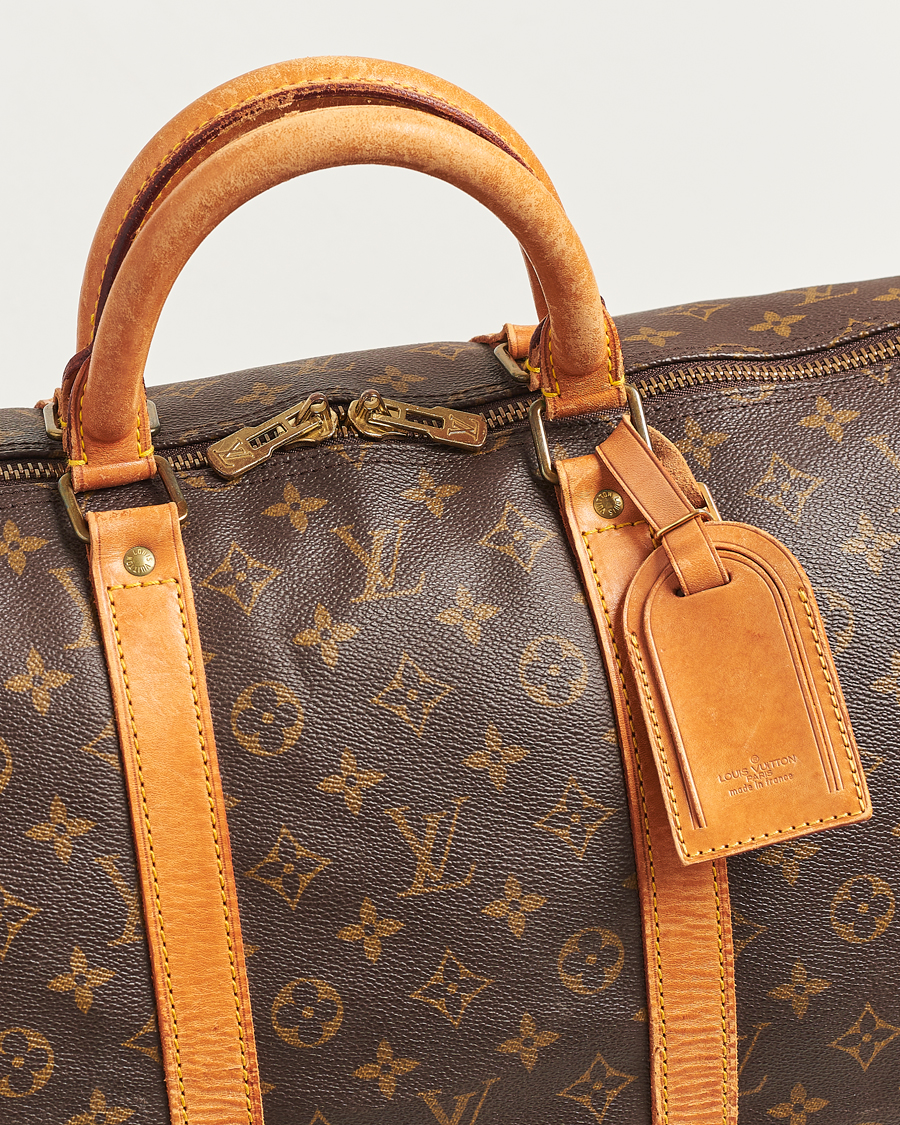 Homme | Louis Vuitton Pre-Owned Keepall Bandoulière 55 Monogram  | Louis Vuitton Pre-Owned | Keepall Bandoulière 55 Monogram 