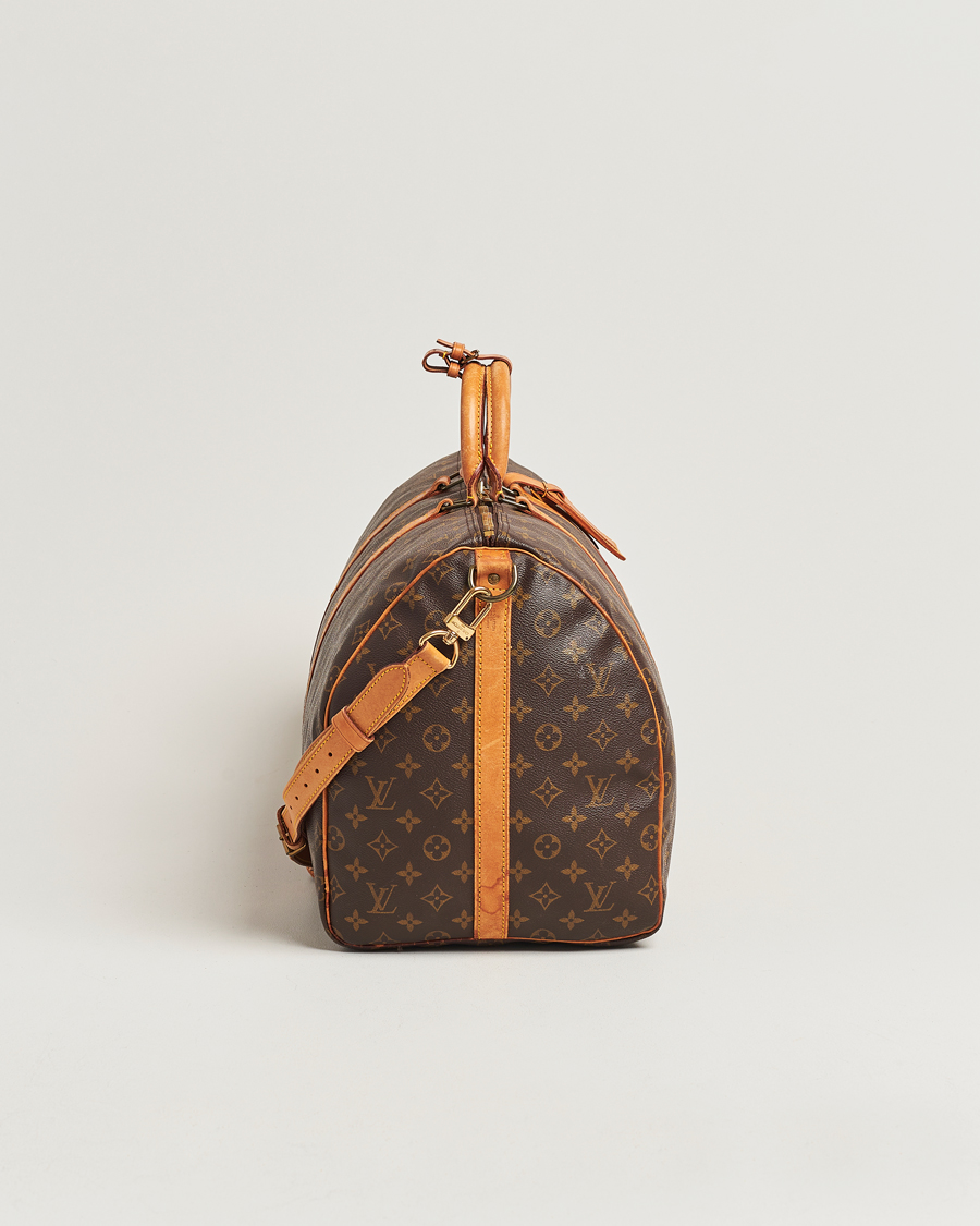 Homme | Louis Vuitton Pre-Owned Keepall Bandoulière 55 Monogram  | Louis Vuitton Pre-Owned | Keepall Bandoulière 55 Monogram 