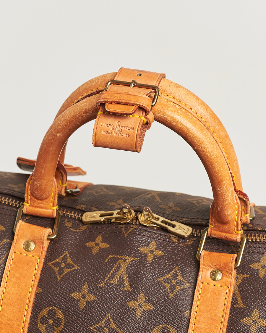 Homme | Louis Vuitton Pre-Owned Keepall Bandoulière 55 Monogram  | Louis Vuitton Pre-Owned | Keepall Bandoulière 55 Monogram 