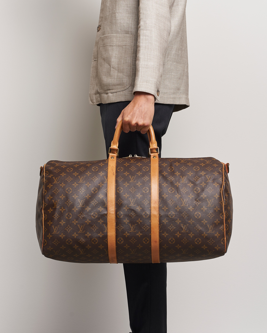 Homme | Louis Vuitton Pre-Owned Keepall 50 Bag Monogram | Louis Vuitton Pre-Owned | Keepall 50 Bag Monogram
