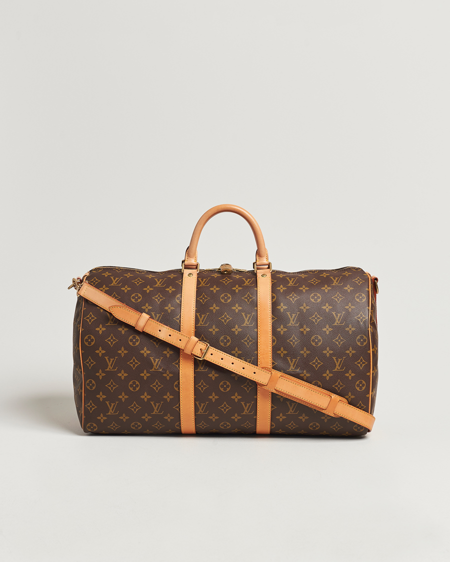 Homme | Louis Vuitton Pre-Owned Keepall Bandoulière 50 Monogram | Louis Vuitton Pre-Owned | Keepall Bandoulière 50 Monogram