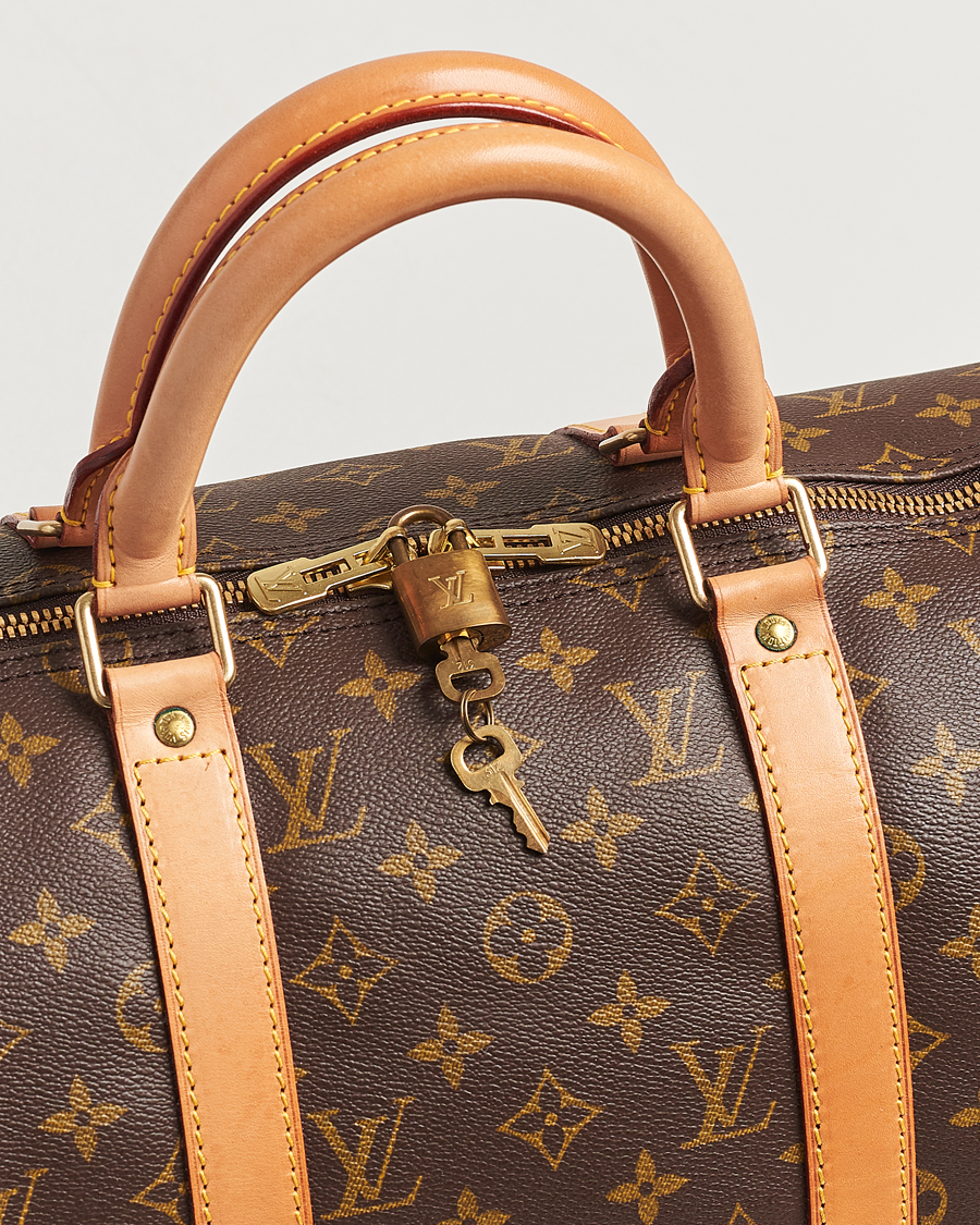 Homme | Louis Vuitton Pre-Owned Keepall Bandoulière 50 Monogram | Louis Vuitton Pre-Owned | Keepall Bandoulière 50 Monogram