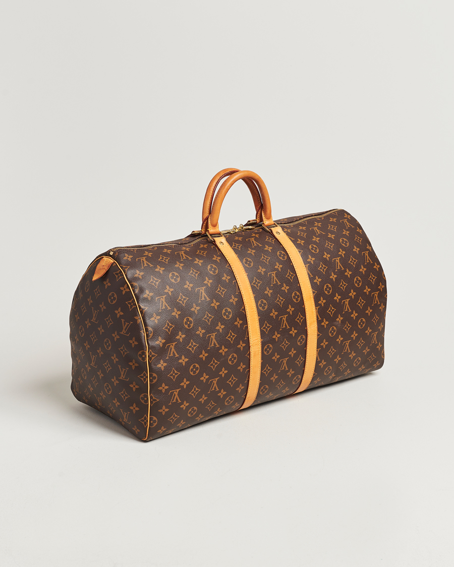 Homme | Louis Vuitton Pre-Owned Keepall 55 Bag Monogram | Louis Vuitton Pre-Owned | Keepall 55 Bag Monogram