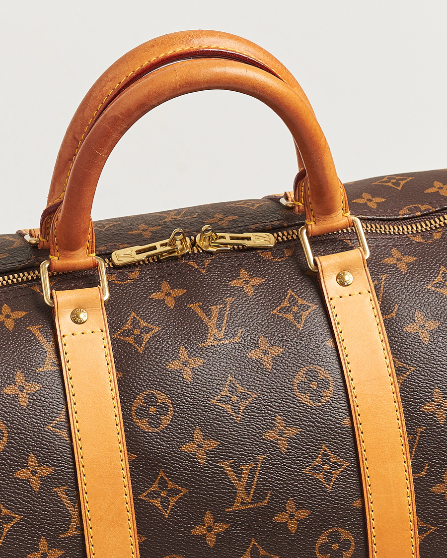 Homme | Louis Vuitton Pre-Owned Keepall 55 Bag Monogram | Louis Vuitton Pre-Owned | Keepall 55 Bag Monogram