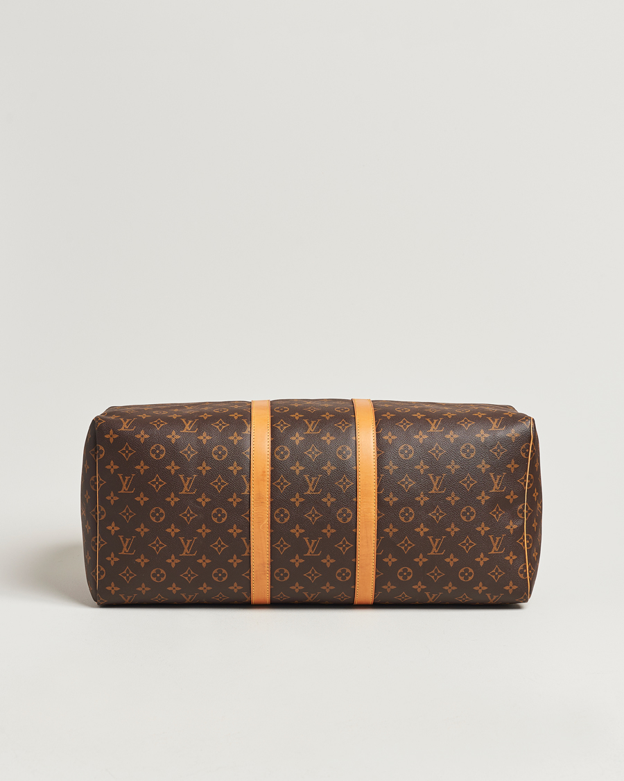 Homme | Louis Vuitton Pre-Owned Keepall 55 Bag Monogram | Louis Vuitton Pre-Owned | Keepall 55 Bag Monogram