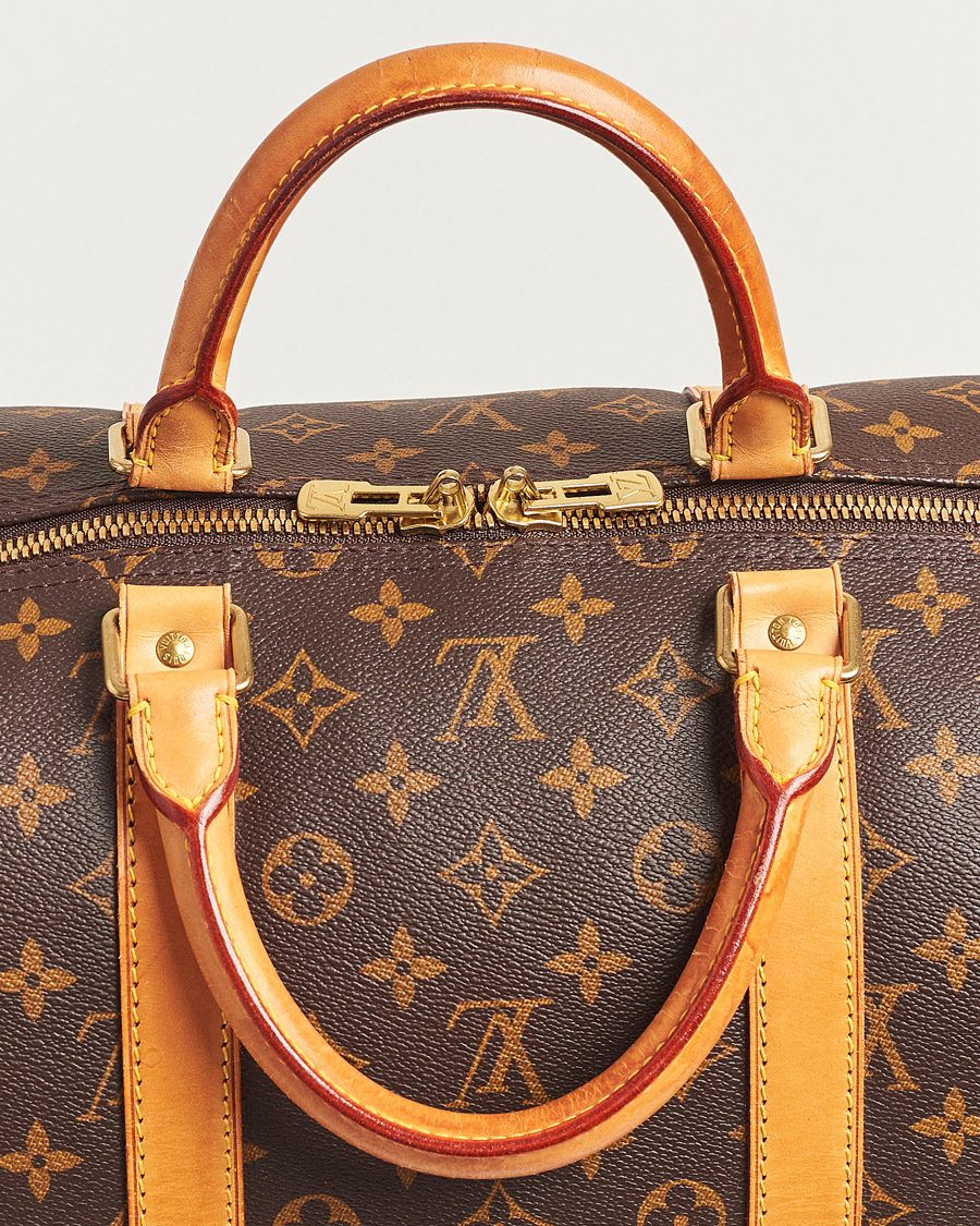 Homme | Louis Vuitton Pre-Owned Keepall 55 Bag Monogram | Louis Vuitton Pre-Owned | Keepall 55 Bag Monogram