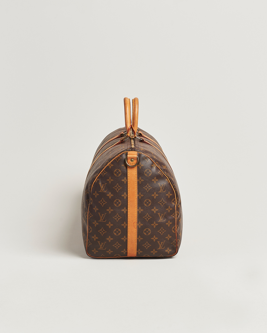 Homme | Louis Vuitton Pre-Owned Keepall Bandoulière 55 Monogram | Louis Vuitton Pre-Owned | Keepall Bandoulière 55 Monogram