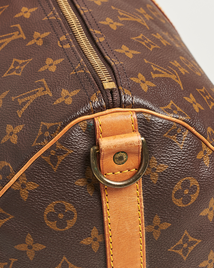 Homme | Louis Vuitton Pre-Owned Keepall Bandoulière 55 Monogram | Louis Vuitton Pre-Owned | Keepall Bandoulière 55 Monogram