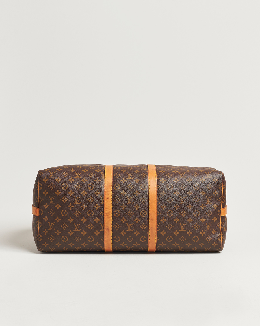 Homme | Louis Vuitton Pre-Owned Keepall Bandoulière 55 Monogram | Louis Vuitton Pre-Owned | Keepall Bandoulière 55 Monogram