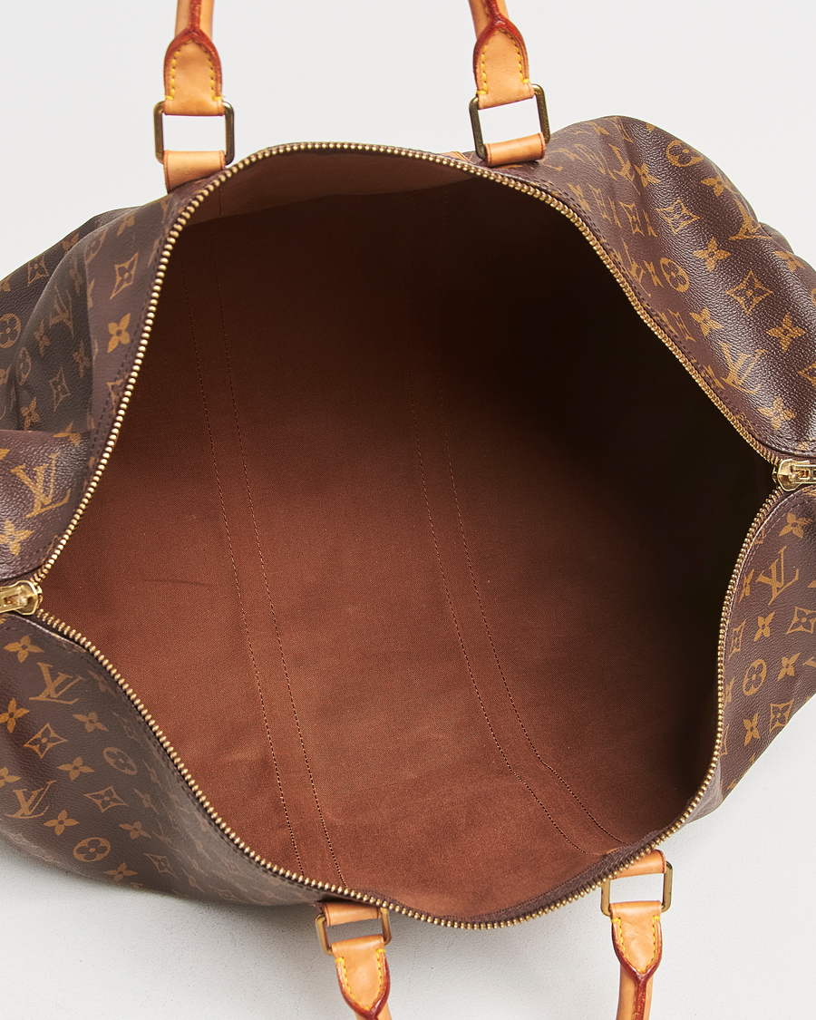 Homme | Louis Vuitton Pre-Owned Keepall Bandoulière 55 Monogram | Louis Vuitton Pre-Owned | Keepall Bandoulière 55 Monogram
