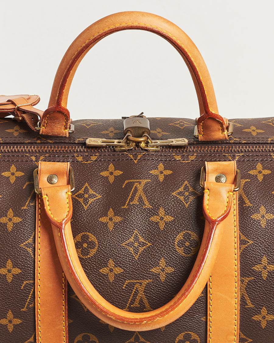 Homme | Louis Vuitton Pre-Owned Keepall Bandoulière 55 Monogram  | Louis Vuitton Pre-Owned | Keepall Bandoulière 55 Monogram 