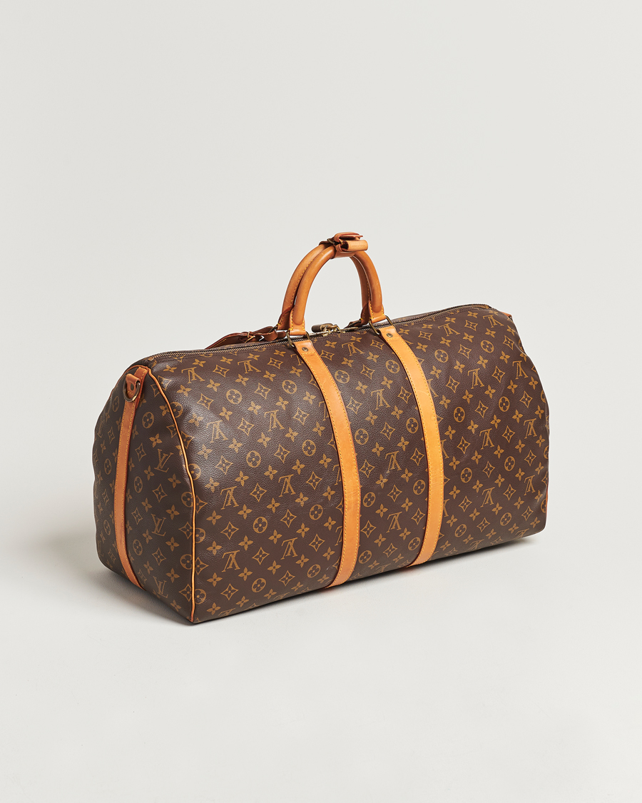 Homme | Louis Vuitton Pre-Owned Keepall Bandoulière 55 Monogram  | Louis Vuitton Pre-Owned | Keepall Bandoulière 55 Monogram 
