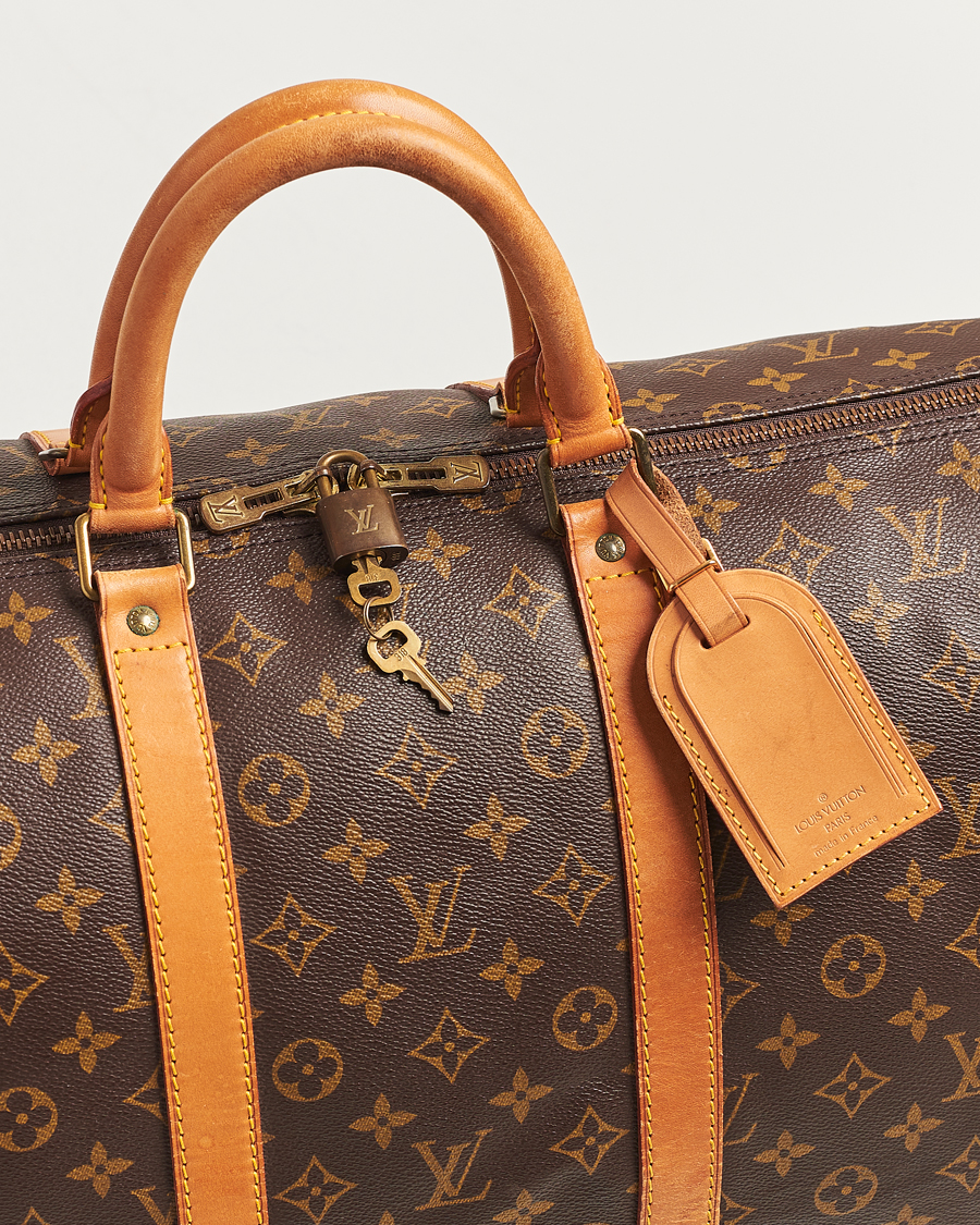 Homme | Louis Vuitton Pre-Owned Keepall Bandoulière 55 Monogram  | Louis Vuitton Pre-Owned | Keepall Bandoulière 55 Monogram 