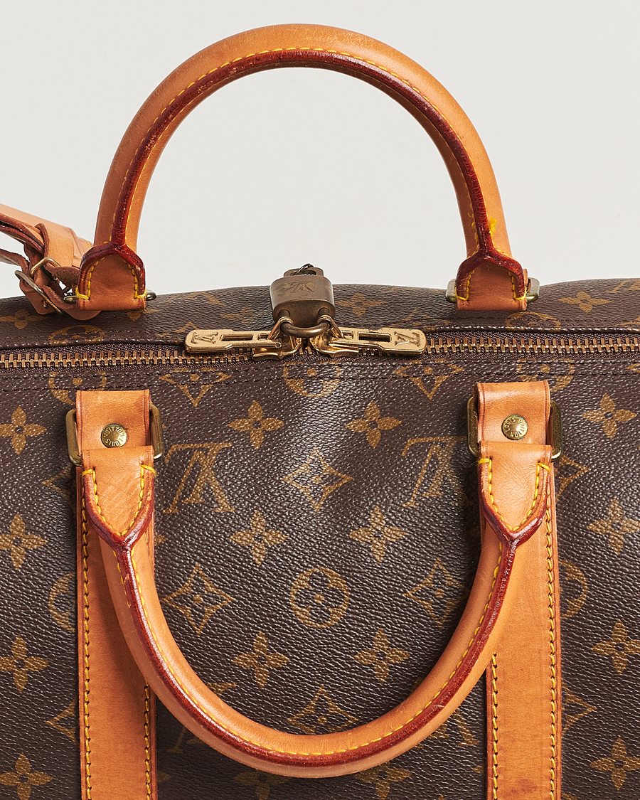 Homme | Louis Vuitton Pre-Owned Keepall Bandoulière 50 Monogram | Louis Vuitton Pre-Owned | Keepall Bandoulière 50 Monogram