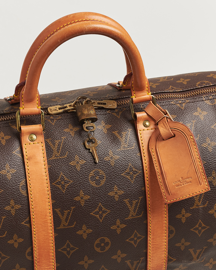 Homme | Louis Vuitton Pre-Owned Keepall Bandoulière 50 Monogram | Louis Vuitton Pre-Owned | Keepall Bandoulière 50 Monogram
