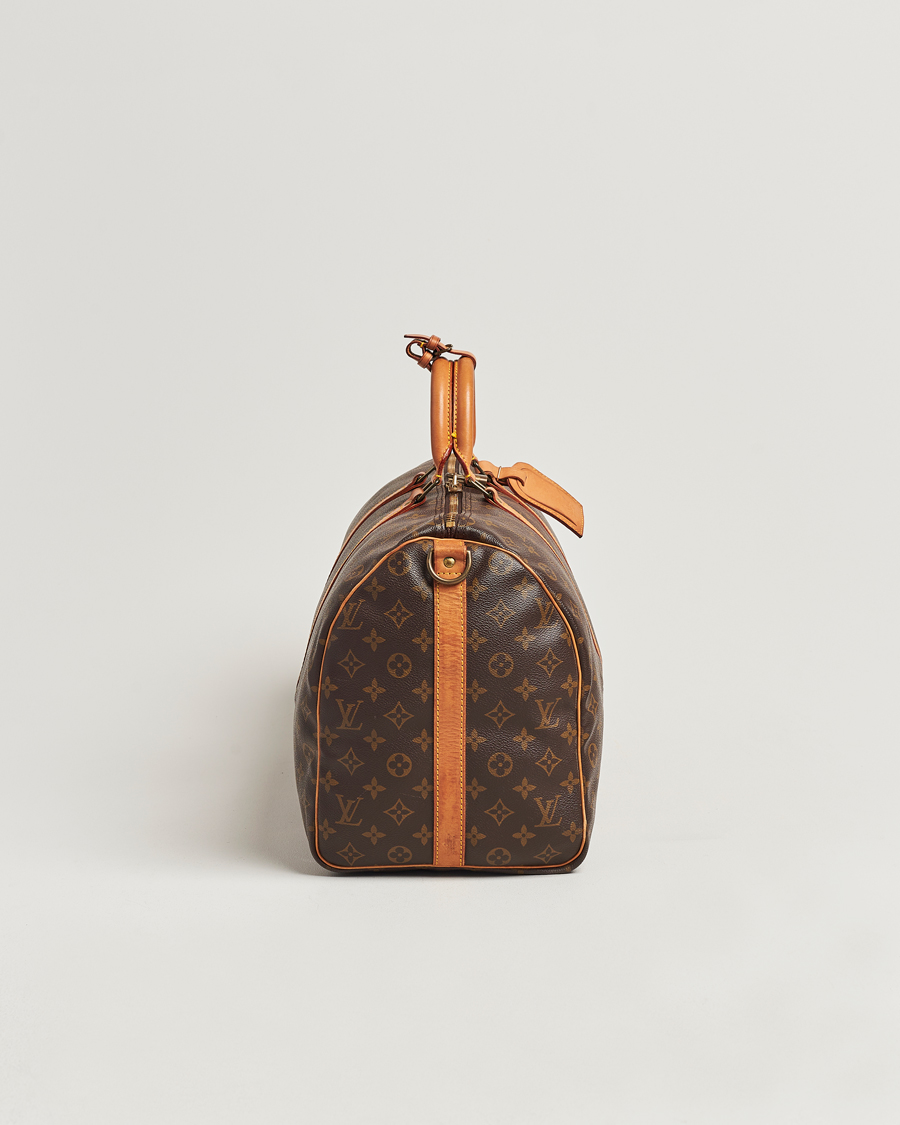 Homme | Louis Vuitton Pre-Owned Keepall Bandoulière 50 Monogram | Louis Vuitton Pre-Owned | Keepall Bandoulière 50 Monogram
