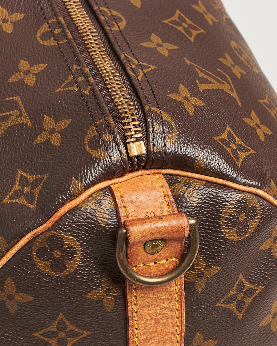 Homme | Louis Vuitton Pre-Owned Keepall Bandoulière 50 Monogram | Louis Vuitton Pre-Owned | Keepall Bandoulière 50 Monogram