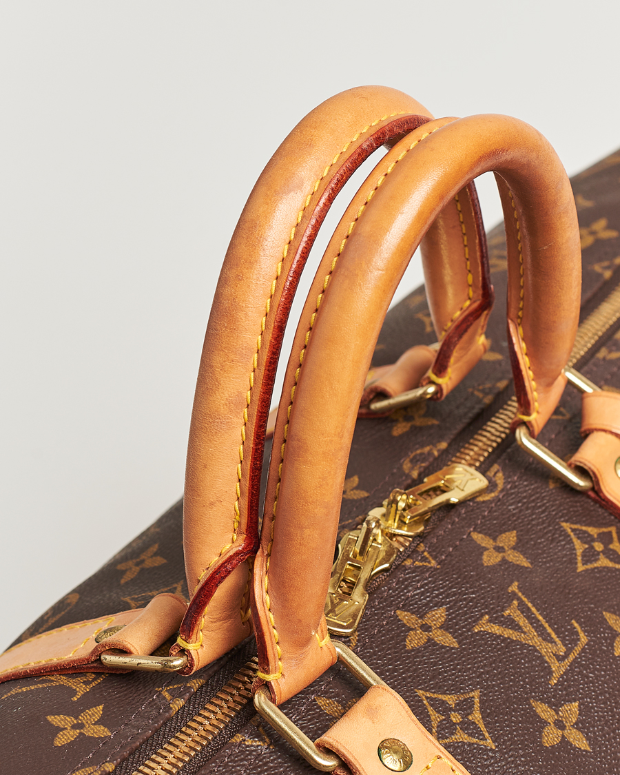 Homme | Louis Vuitton Pre-Owned Keepall 55 Bag Monogram | Louis Vuitton Pre-Owned | Keepall 55 Bag Monogram