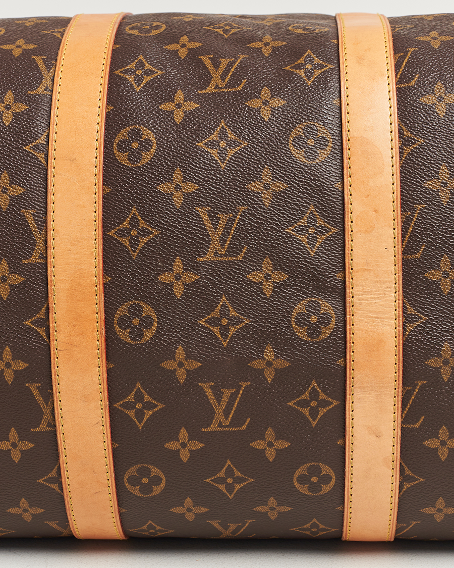 Homme | Louis Vuitton Pre-Owned Keepall 55 Bag Monogram | Louis Vuitton Pre-Owned | Keepall 55 Bag Monogram