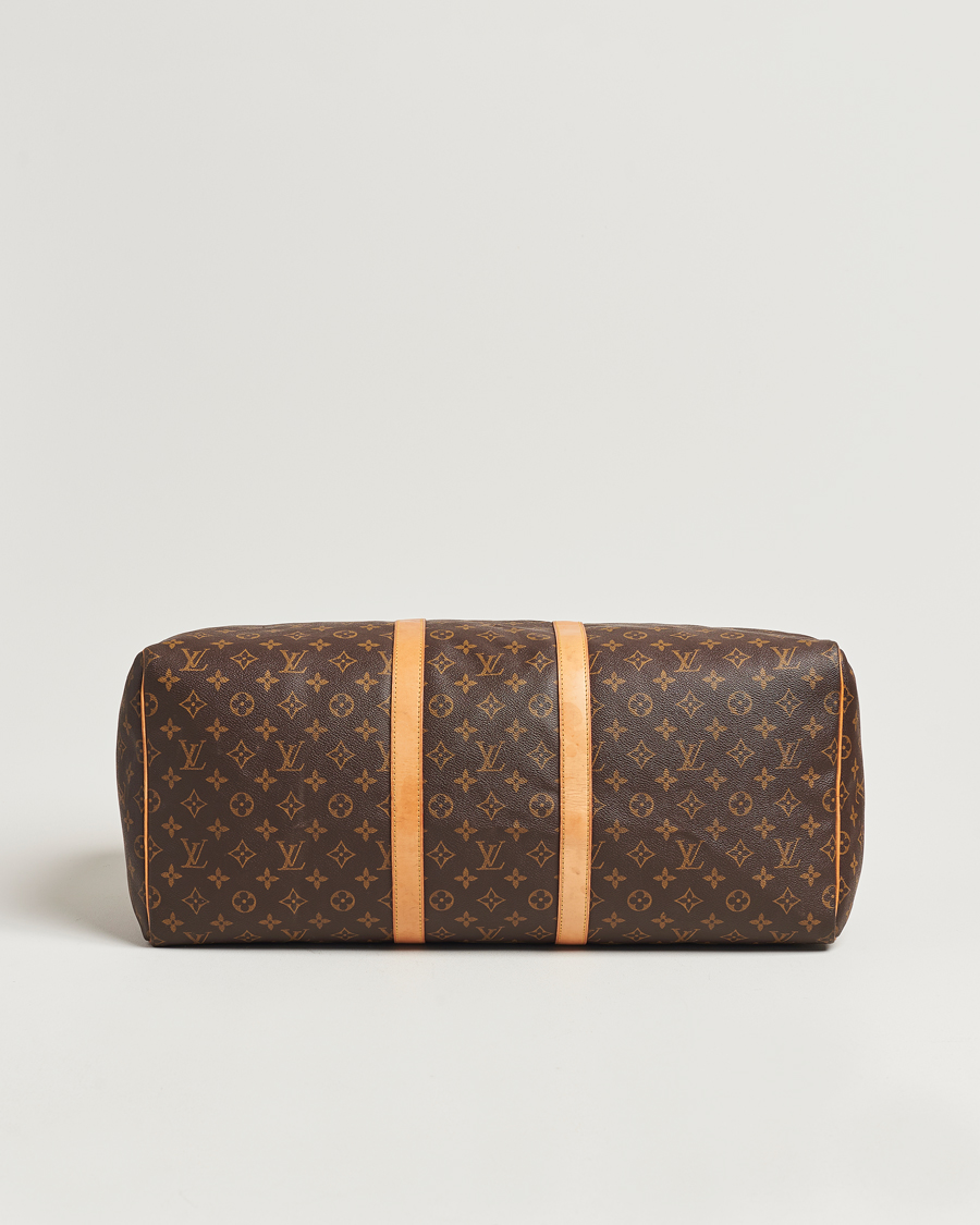 Homme | Louis Vuitton Pre-Owned Keepall 55 Bag Monogram | Louis Vuitton Pre-Owned | Keepall 55 Bag Monogram