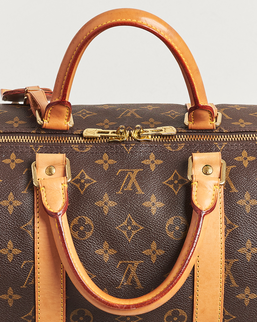 Homme | Louis Vuitton Pre-Owned Keepall 55 Bag Monogram | Louis Vuitton Pre-Owned | Keepall 55 Bag Monogram