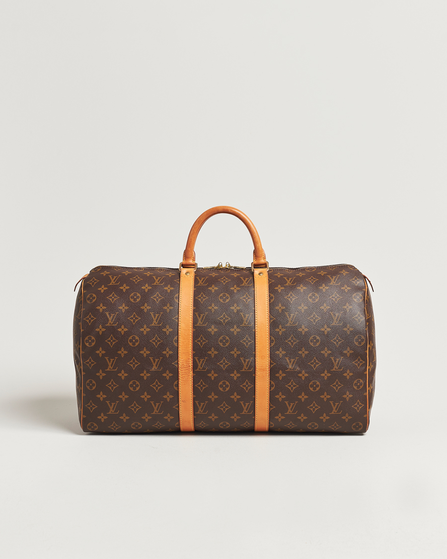 Homme | Louis Vuitton Pre-Owned Keepall 50 Bag Monogram | Louis Vuitton Pre-Owned | Keepall 50 Bag Monogram