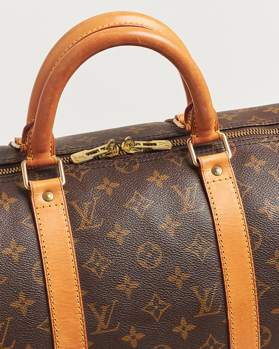 Homme | Louis Vuitton Pre-Owned Keepall 50 Bag Monogram | Louis Vuitton Pre-Owned | Keepall 50 Bag Monogram