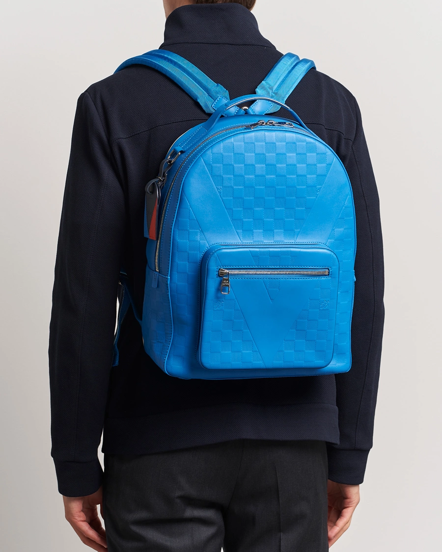 Homme | Louis Vuitton Pre-Owned | Louis Vuitton Pre-Owned | Josh Backpack Limited Edition Infini Blue 