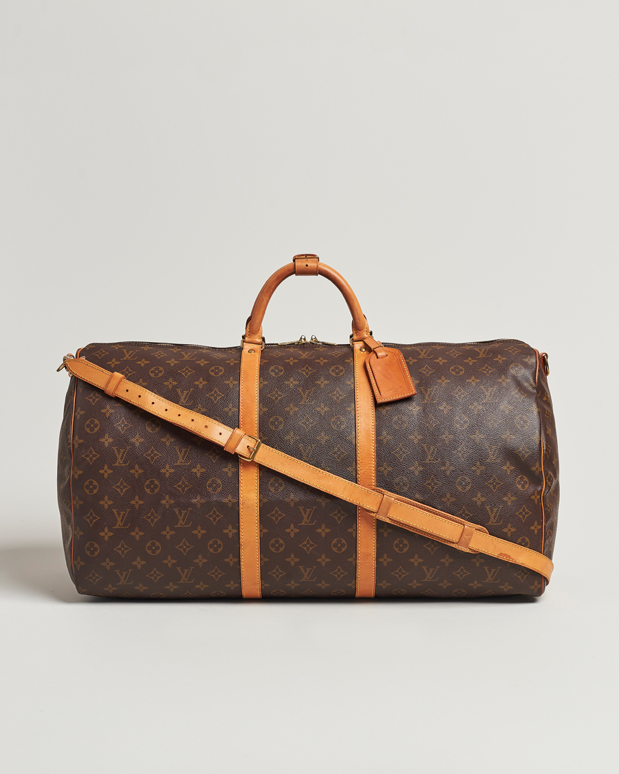 Homme | Louis Vuitton Pre-Owned Keepall Bandoulière 60 Monogram | Louis Vuitton Pre-Owned | Keepall Bandoulière 60 Monogram