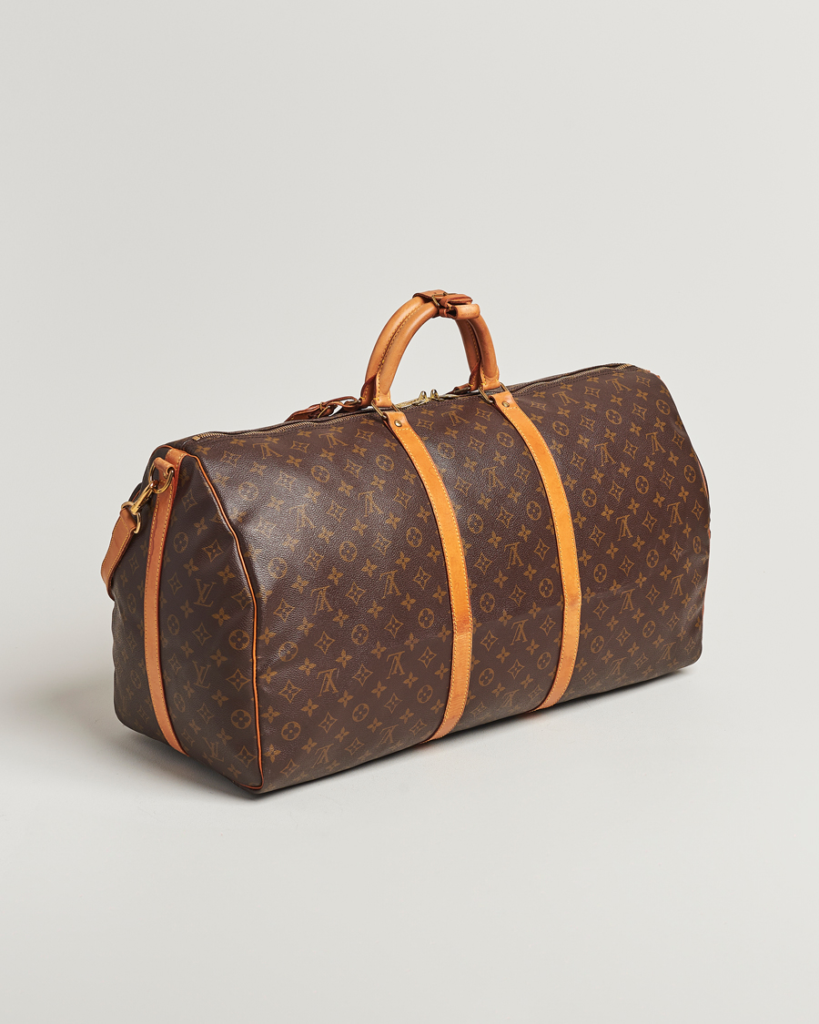 Homme | Louis Vuitton Pre-Owned Keepall Bandoulière 60 Monogram | Louis Vuitton Pre-Owned | Keepall Bandoulière 60 Monogram