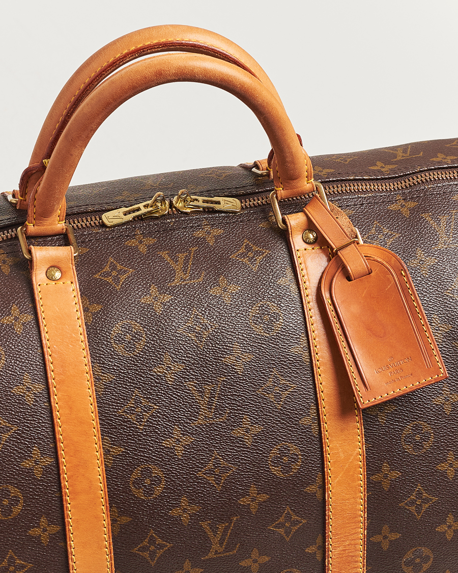Homme | Louis Vuitton Pre-Owned Keepall Bandoulière 60 Monogram | Louis Vuitton Pre-Owned | Keepall Bandoulière 60 Monogram
