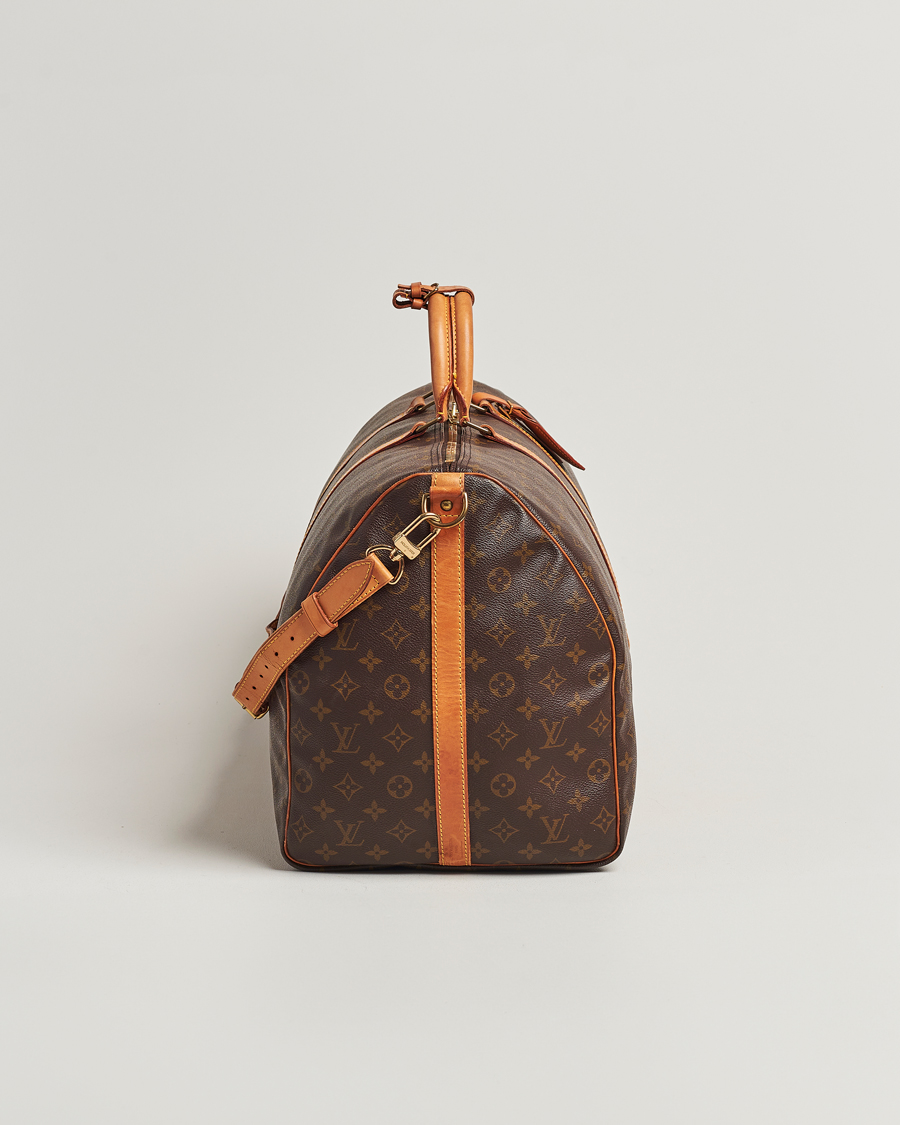 Homme | Louis Vuitton Pre-Owned Keepall Bandoulière 60 Monogram | Louis Vuitton Pre-Owned | Keepall Bandoulière 60 Monogram