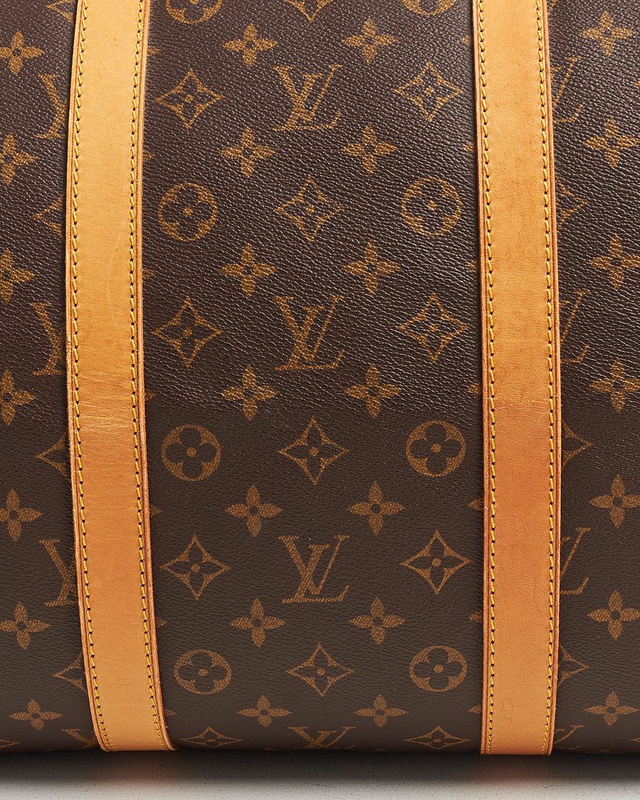 Homme | Louis Vuitton Pre-Owned Keepall 55 Bag Monogram | Louis Vuitton Pre-Owned | Keepall 55 Bag Monogram