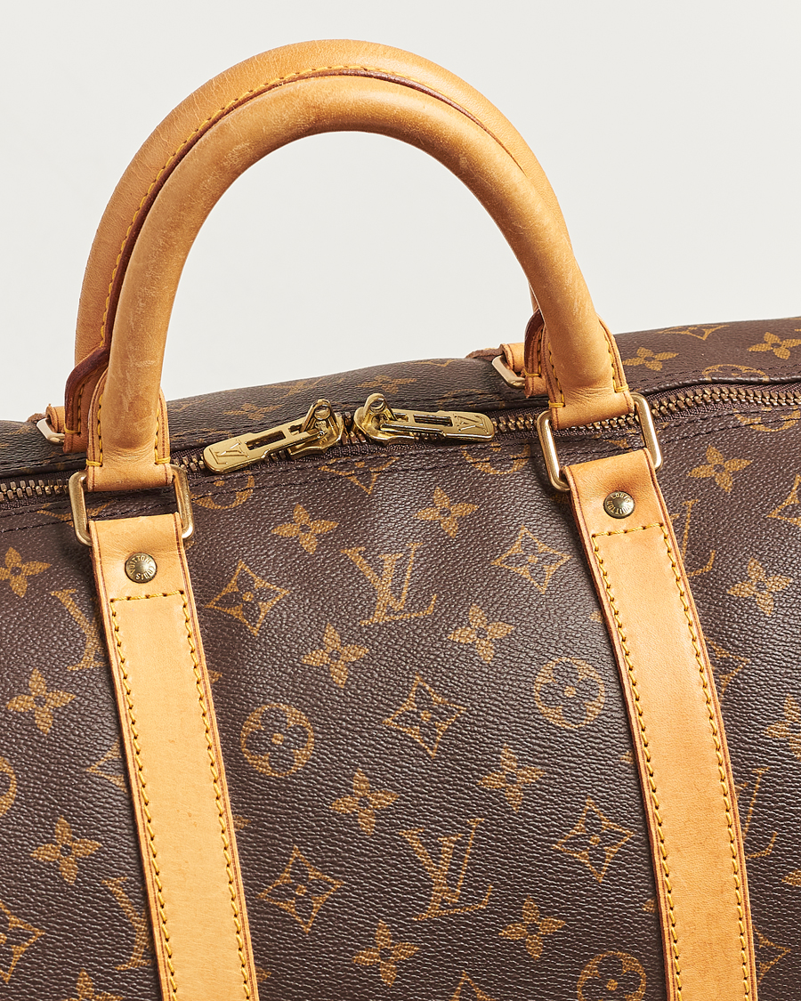 Homme | Louis Vuitton Pre-Owned Keepall 55 Bag Monogram | Louis Vuitton Pre-Owned | Keepall 55 Bag Monogram